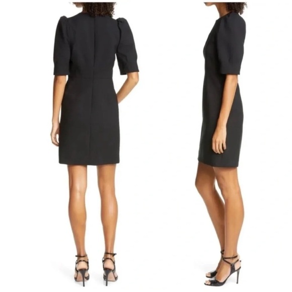 Veronica Beard Meadow Mini Dress Black NWT - Picture 2 of 8